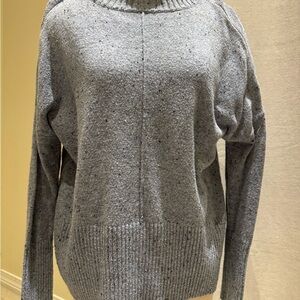 Gray Turtleneck Sweater